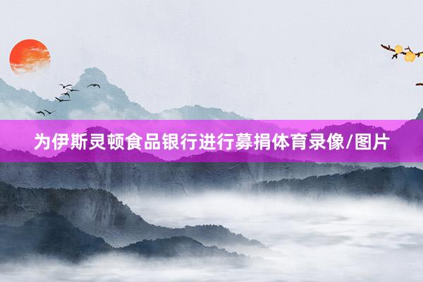 为伊斯灵顿食品银行进行募捐体育录像/图片
