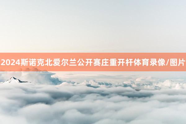 2024斯诺克北爱尔兰公开赛庄重开杆体育录像/图片