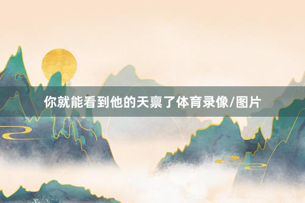 你就能看到他的天禀了体育录像/图片