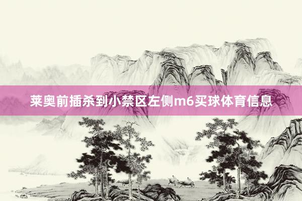 莱奥前插杀到小禁区左侧m6买球体育信息